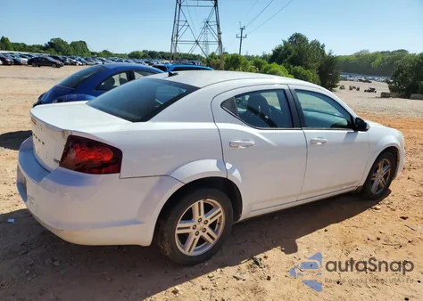 2012 Dodge Avenger Sxt из США, поврежденный, VIN 1C3CDZCBXCN219529
